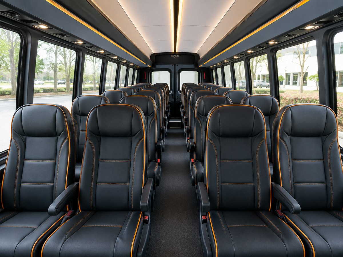 Minibus interior