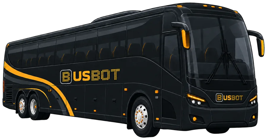 Motorcoach available through the BusBot network